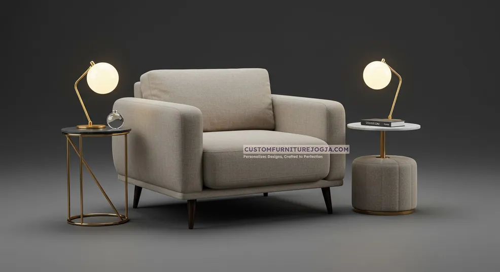 Jasa Pembuatan Single Sofa Jogja